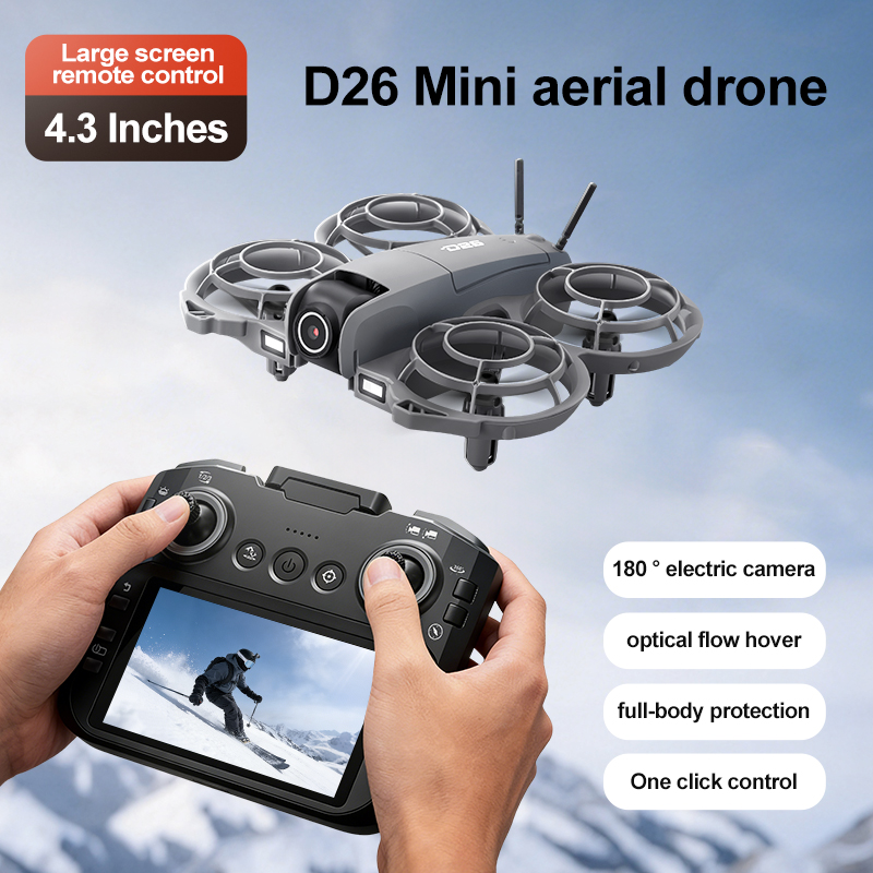 Дрон D26 4K Aerial HD 180 °    – обзор и цена Drone Charger