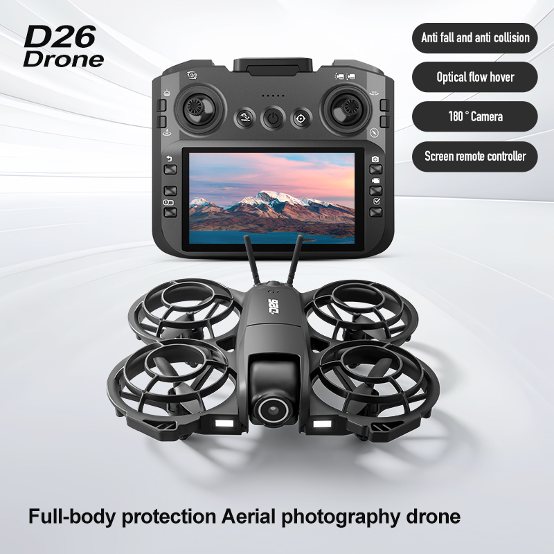 Дрон D26 4K Aerial HD 180 °    – обзор и цена Drone Charger