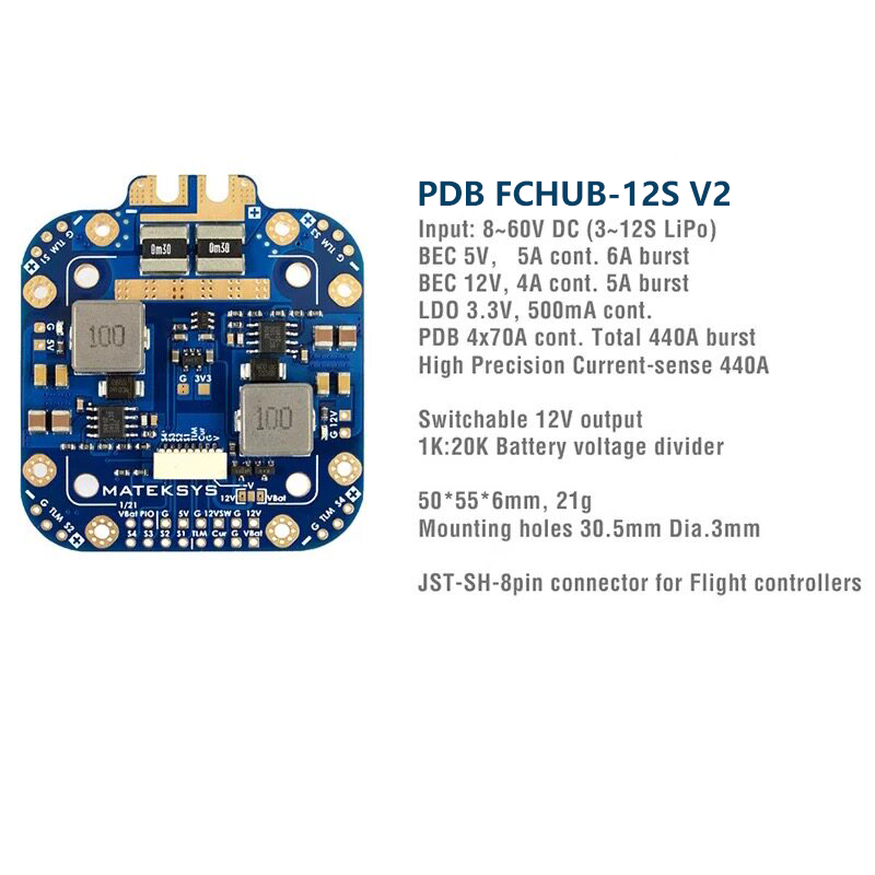 Плата Matek System XCLASS PDB  – обзор и цена Drone Power Distribution Board